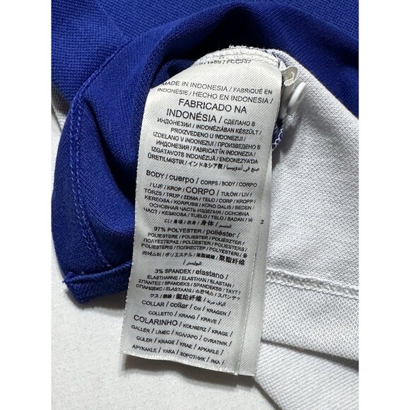 Milwaukee Brewers Nike Polo Shirt Mens XL Blue White Cooperstown MLB Baseball - Picture 6 of 9